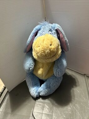 Disney Eeyore Plush Stuffed Animal Blue and Yellow